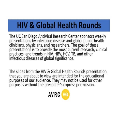 04.03.20 | COVID-19 and HIV: What We Know and Efforts to Answer What We Don’t...