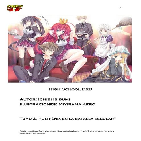 High School DxD Volumen 2