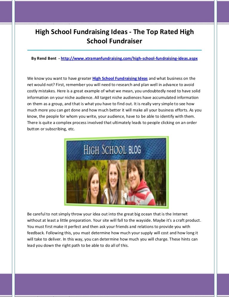 high-school-fundraising-ideas