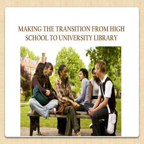 High school transition 2010