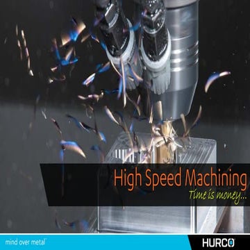 High speed machining imts 2012