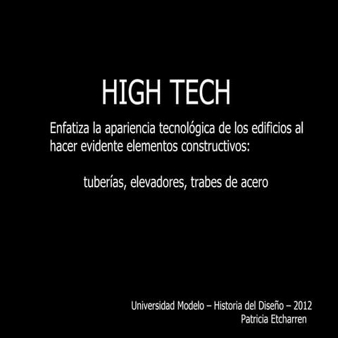 High tech 2012