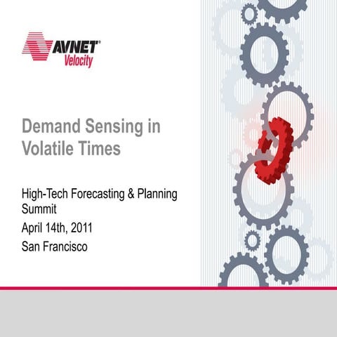 High Tech Forecasting Planning Summit Presentation