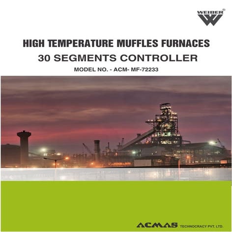 High temperature muffles furnaces 30 segments controller
