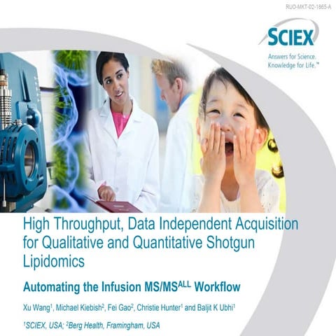 High throughput, data independent acquisition for qualitative and ...