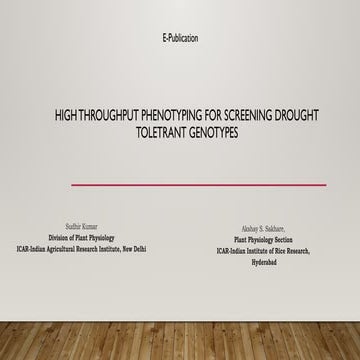 High Throughput Phenotyping Using NIR Sensor .pptx