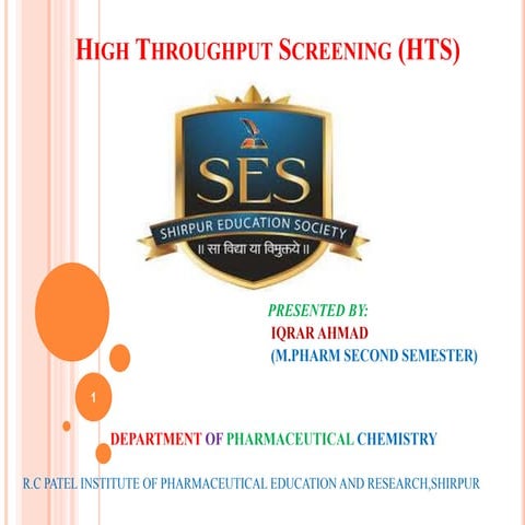 High throughput screening (hts)   copy