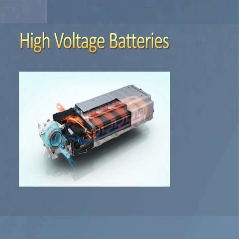 High voltage batteries