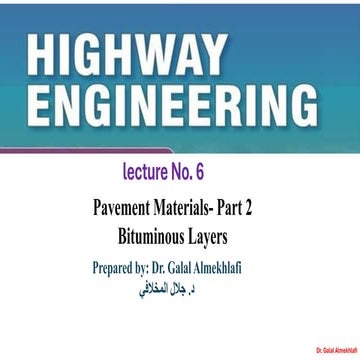 Chapter 1 Bituminous Binder for Roads.pptx