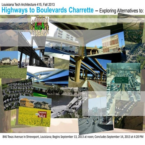 Highways to Boulevards Charrette handout 9.3.2013