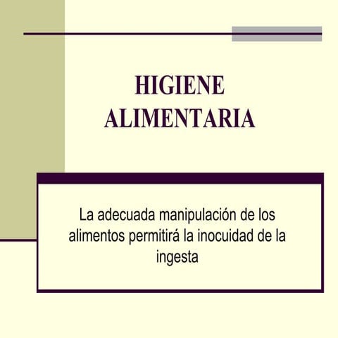 Higiene alimentaria[1]
