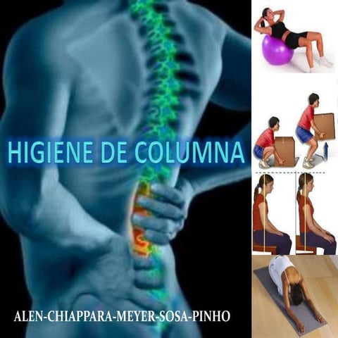 Como prevenir lesiones en columna | PPT