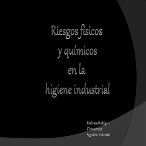 Higiene industrial