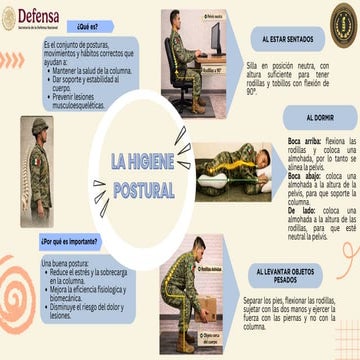 Importancia de la Higiene Postural para la Salud de la Columna | PDF