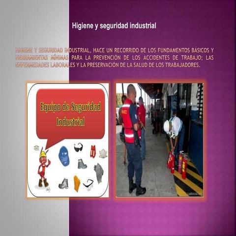 Higiene y seguridad industrial