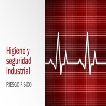 Higiene y seguridad industrial