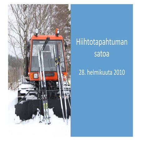 Hiihtotapahtuma 28.2.2010