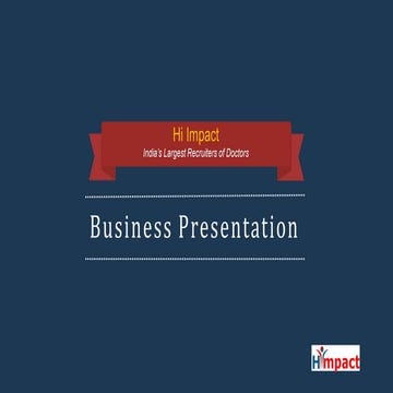 Hiimpact business presentation final draft