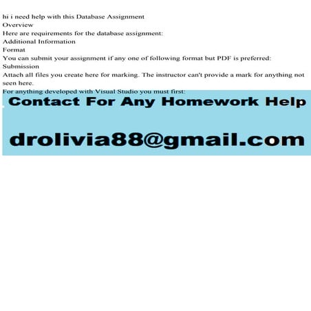hi i need help with this Database AssignmentOverviewHere are req.pdf