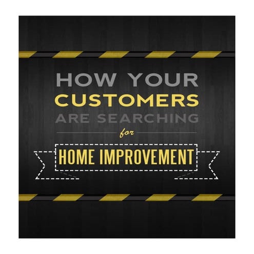 Home Improvement Online Marketing Infographic 