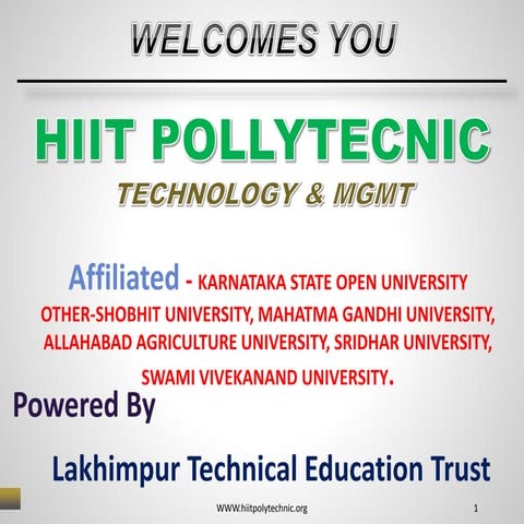 HiiT POLYTECHNIC COLLEGE | PPTX