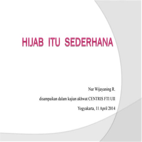 Power point jilbab | PPTX