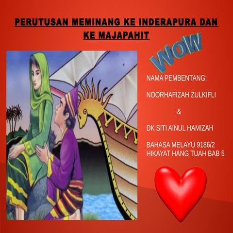 Hikayat hang tuah bab 5 slide