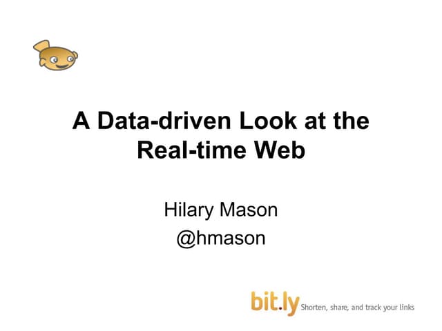 A Data-driven Look at the Realtime Web