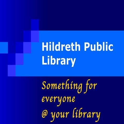 Hildreth Public Library in Nebraska