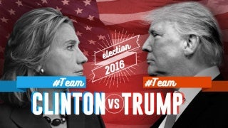 Team Clinton vs. Team Trump in the 2016 Elections