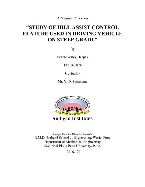 Anti lock braking (ABS) Model based Design in MATLAB-Simulink | PDF