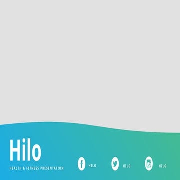 Hilo - Default template power point for use | PPTX