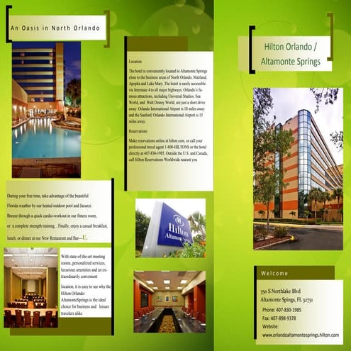 Hilton Altamonte Brochure 2009 Revised