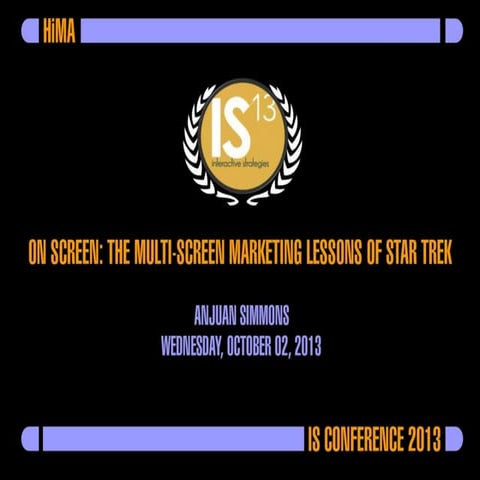 On Screen: The Multi-Screen Marketing Lessons of Star Trek