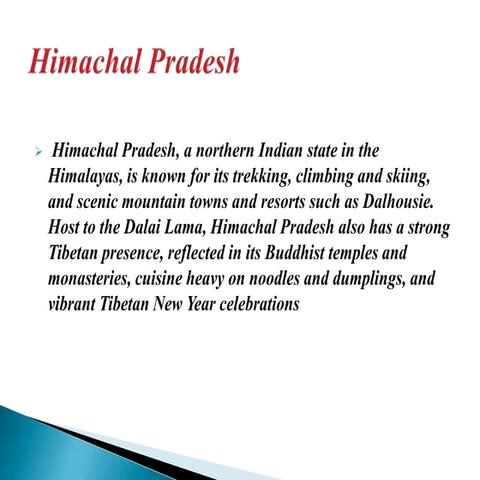 Himachal Pradesh Tourist Destination