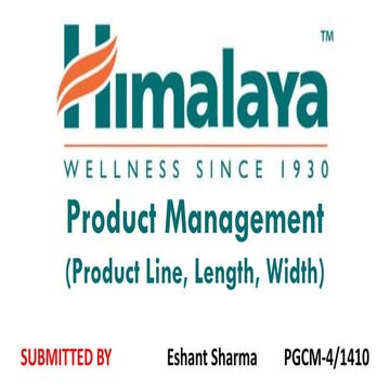 Himalaya Product Management 