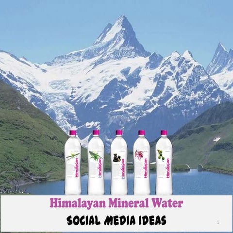 Himalayan mineral water 