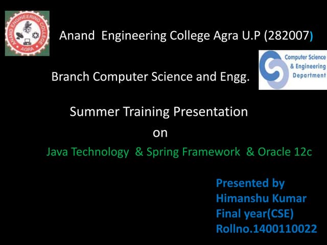Java Technology Define In  Short Time