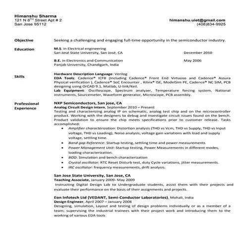 Himanshu Resume