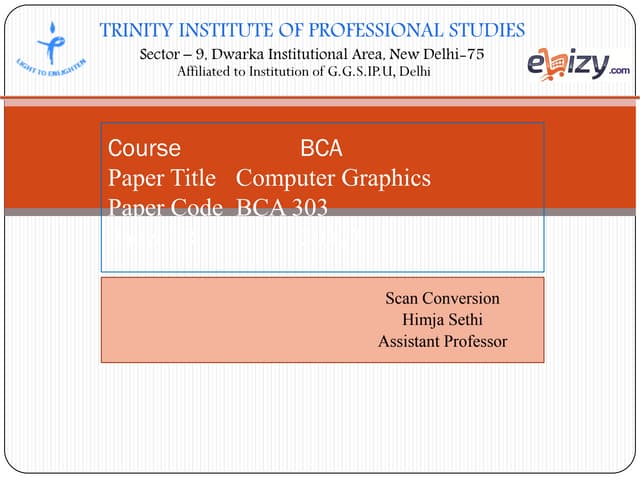 Computer Graphics | PPT