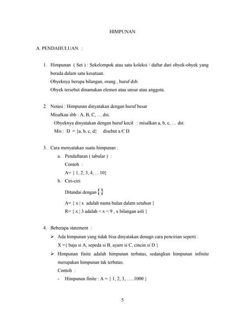 Pertemuan 02 Teori Dasar Himpunan