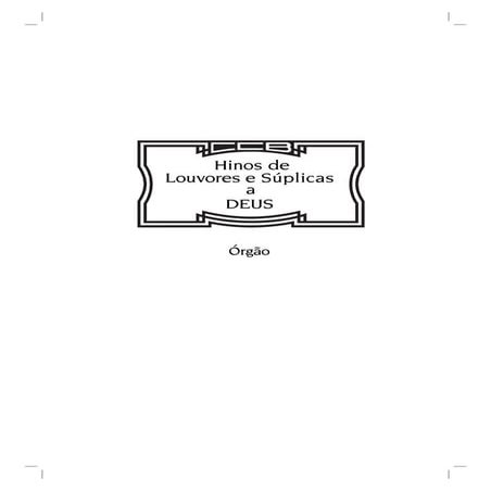 Hinário n 5 ccb [para órgão]