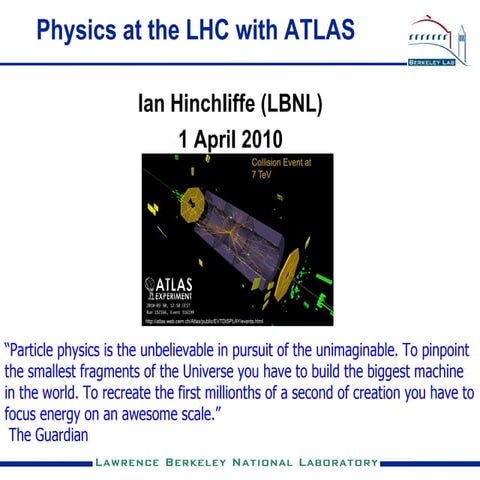 Everything you ever wanted to know about the LHC - Lawrence Berkeley National...