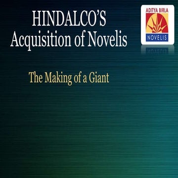 Hindalco’s acquisition of novelis