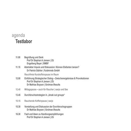 Hindernisse bei Business Model Innovation