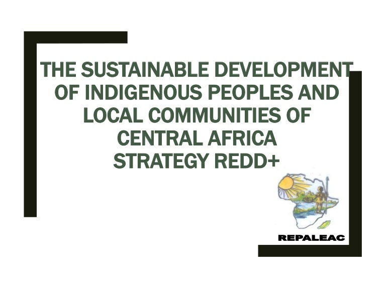 thumbnail of  The sustainable development of indigenous peoples and local communities of Central Africa's REDD+ strategy