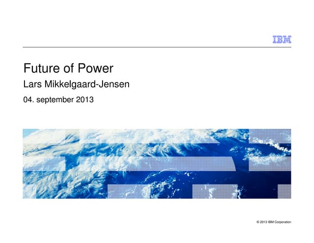 Future of Power - Lars Mikkelgaard-Jensen