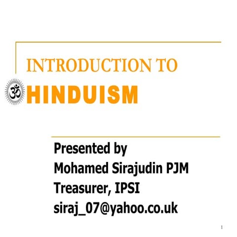 Hinduism | PPT