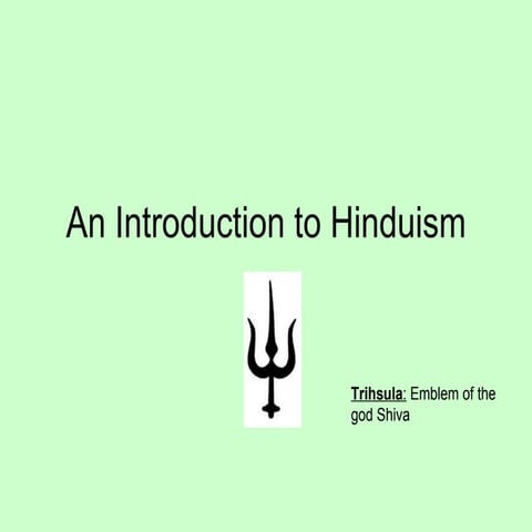 Hinduism Introduction