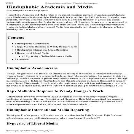 Hinduphobic academia and media   wikipedia, the free encyclopedia (1)